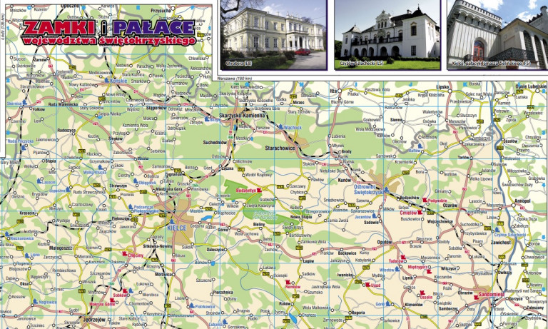 Zamki i pałace – mapa