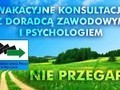 Wakacyjne konsultacje z doradcą zawodowym i psychologiem