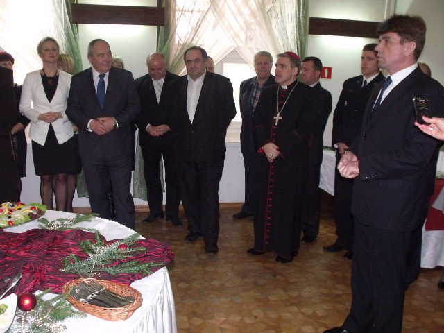Opłatek w opatowskim ratuszu