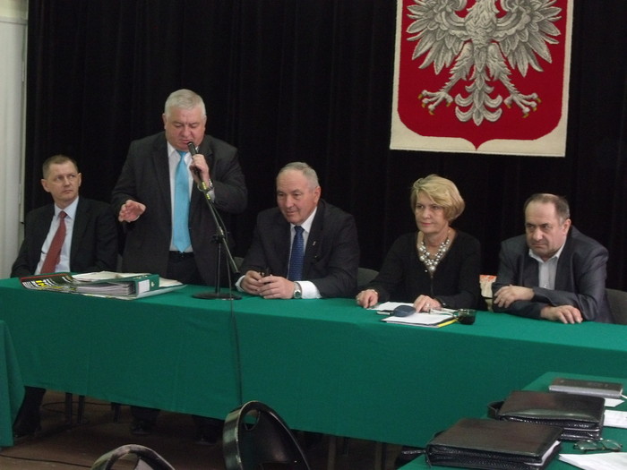 Kazimierz Kotowski na sesji w Ożarowie