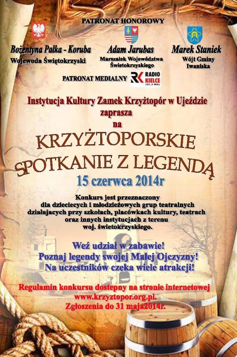 Konkurs &#8220;Krzyżtoporskie Spotkania z Legendą&#8221;