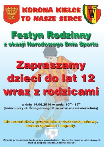 Festyn Rodzinny z okazji Narodowego Dnia Sportu