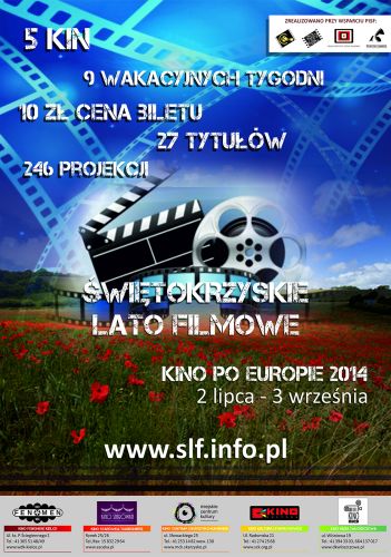 Świętokrzyskie lato filmowe – Kino po Europie 2014