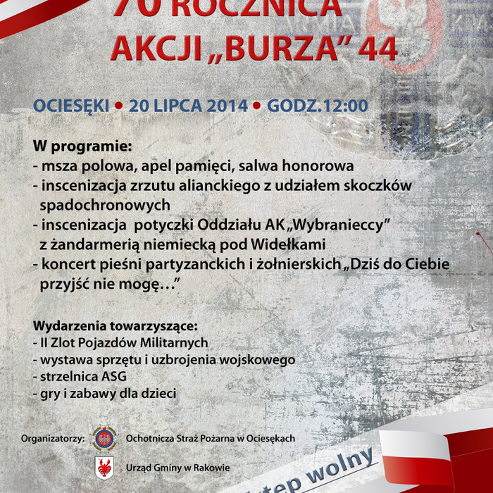 Obchody 70. rocznicy Akcji &#8220;Burza&#8221;