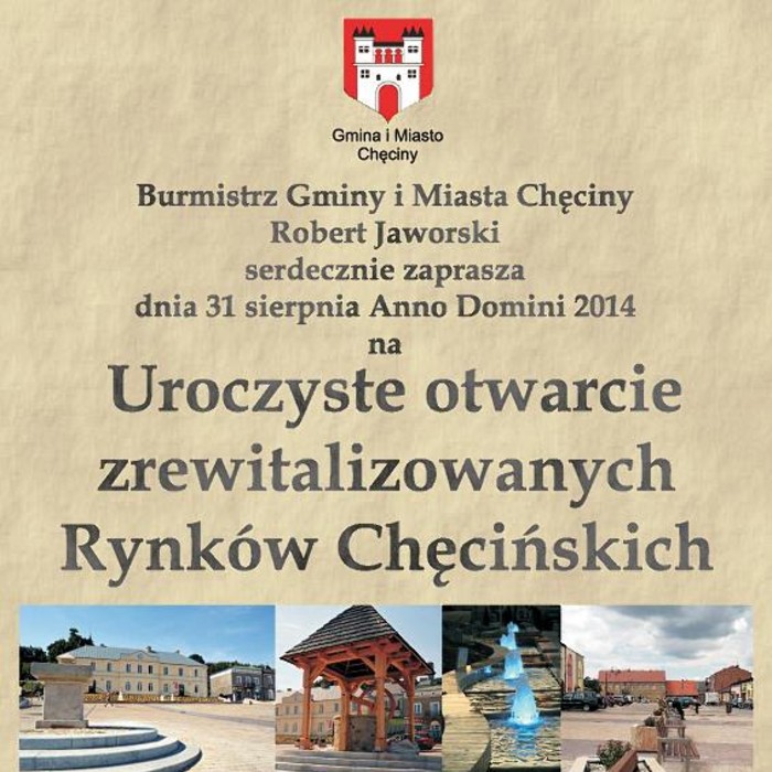 Rynki Chęcińskie zostaną otwarte po rewitalizacji