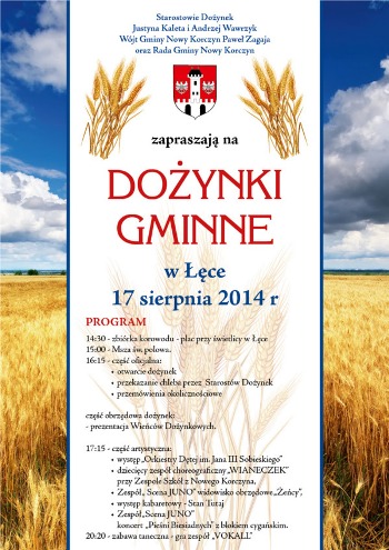 Dożynki gminne w Łęce