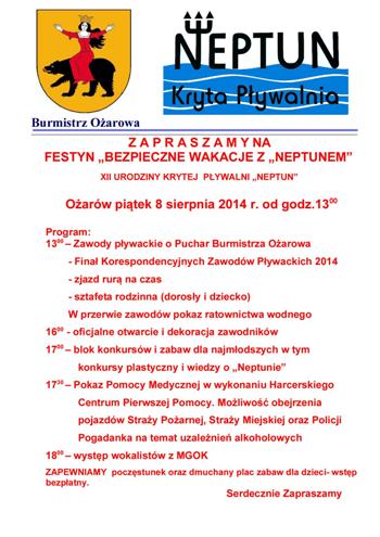 Urodziny pływalni &#8220;Neptun&#8221; w Ożarowie