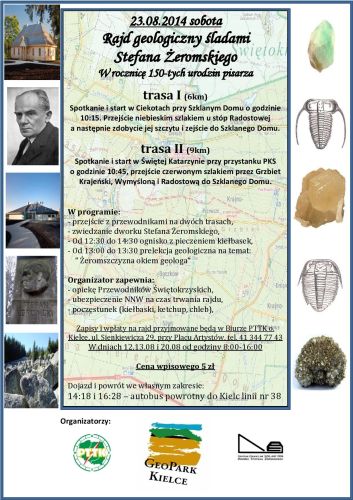 Rajd geologiczny śladami Stefana Żeromskiego