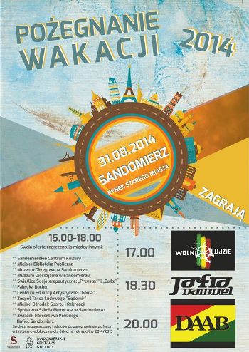 Pożegnanie wakacji 2014! – festyn w Sandomierzu