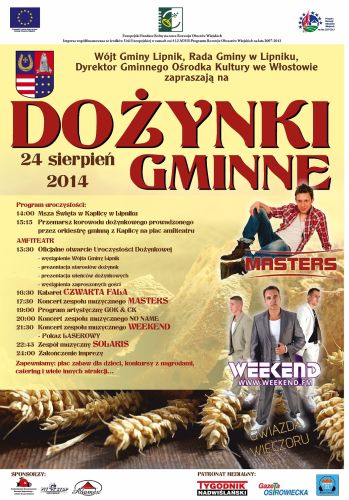 Dożynki gminne w Lipniku