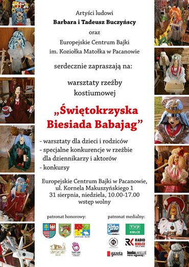 “Świętokrzyska Biesiada Babajag”- warsztaty rzeźby kostiumowej w Pacanowie
