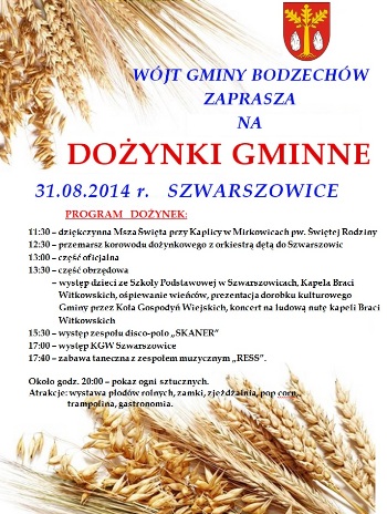 Dożynki gminy Bodzechów