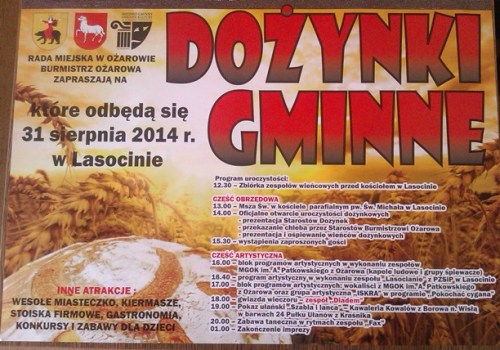 Dożynki gminy Ożarów