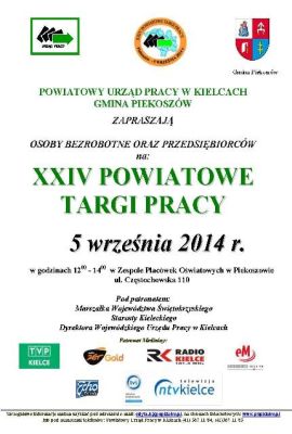 Powiatowe Targi Pracy w Piekoszowie