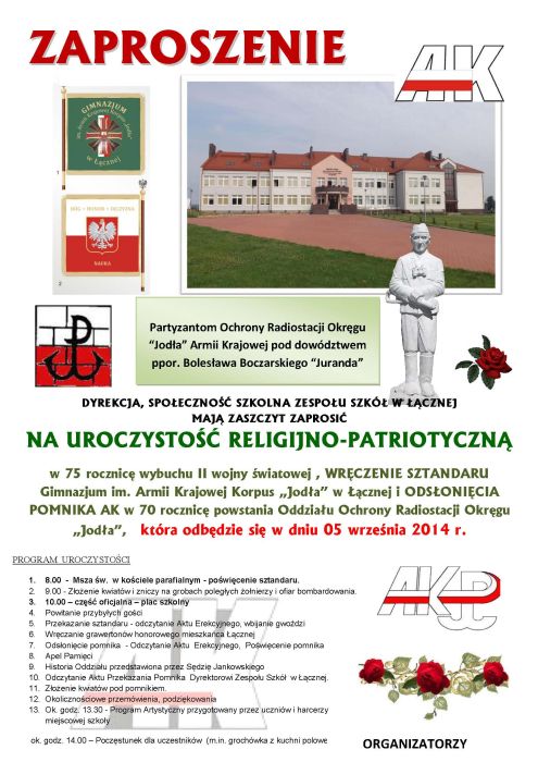 Uroczystości patriotyczne w Łącznej
