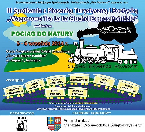 Wagonowe Tra La La z Ciuchcią Expres Ponidzie