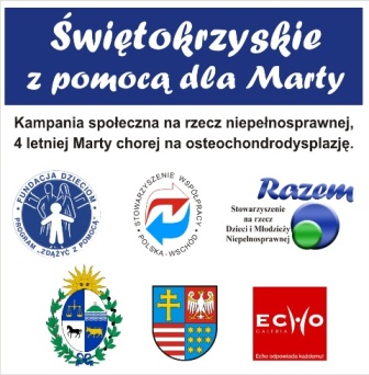 &#8220;Świętokrzyskie z pomocą dla Marty&#8221; – trwa akcja pomocy