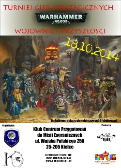 Turniej gry Warhammer 40000 w Klubie Centrum Przygotowań do Misji Zagranicznych