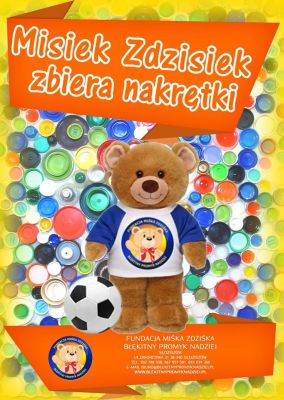 Przyłącz się do akcji “Misiek Zdzisiek Zbiera Nakrętki”