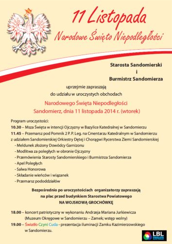 Obchody Święta Niepodległości w Sandomierzu