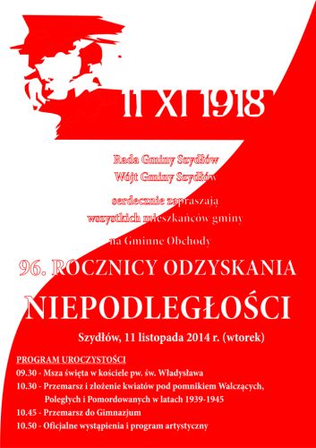 Obchody Święta Niepodległości w Szydłowie