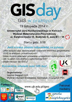 Światowy dzień systemów informacji geograficznej – “GIS Day”