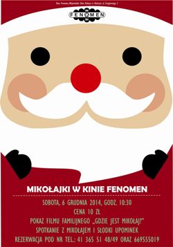 Mikołajki w kinie Fenomen w WDK