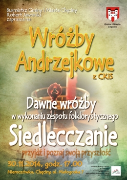 Andrzejkowe wróżby w Chęcinach