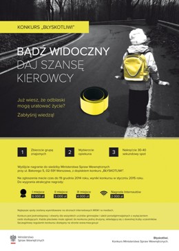 Konkurs – “Bądż widoczny – daj szansę kierowcy”