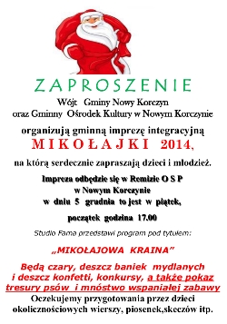 Mikołajki w Nowym Korczynie