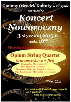 Koncert Noworoczny w Bliżynie