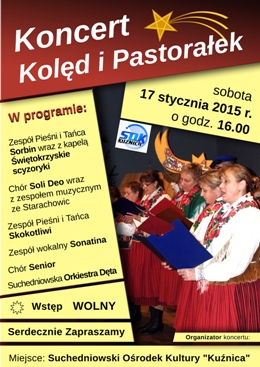 Koncert Kolęd i Pastorałek w Suchedniowie