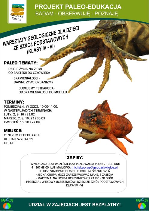 Warsztaty „Paleo-edukacja” w Centrum Geoedukacji w Kielcach