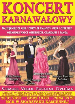 Koncert Karnawałowy w Skarżysku – Kamiennej