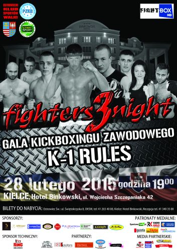 Gala Kixboxingu „FIGHTERS NIGHT 3” w Kielcach