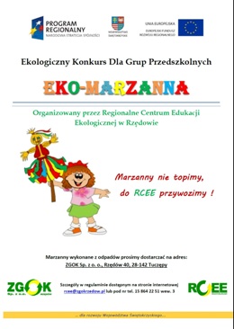 Konkurs dla przedszkolaków – “Eko-Marzanna”