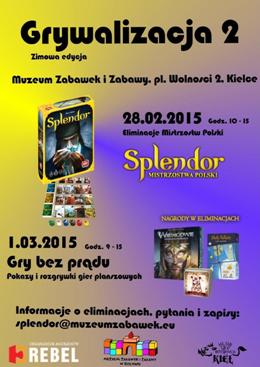 Turniej gry Splendor w Muzeum Zabawek i Zabawy