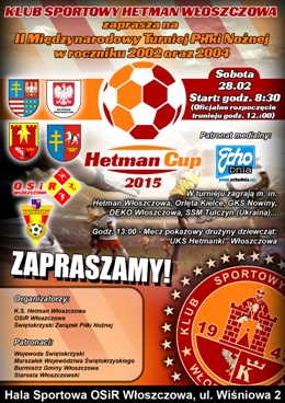 Młodzi piłkarze będą rywalizować w HETMAN CUP 2015