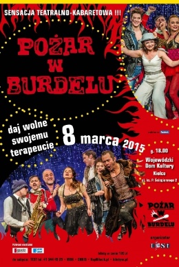 Występ kabaretowy “Pożar w burdelu” w WDK
