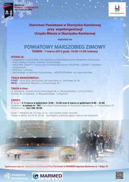 Powiatowy Marszobieg Zimowy w Skarżysku – Kamiennej