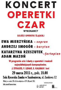 Koncert Operetki Czar w Sandomierzu