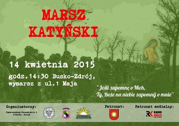 Marsz katyński w Busku – Zdroju