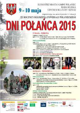 Plakat promujący Dni Połańca