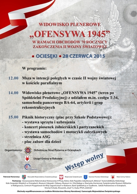 Widowisko plenerowe w Ociesękach