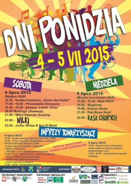Plakat promujący wydarzenie Dni Ponidzia
