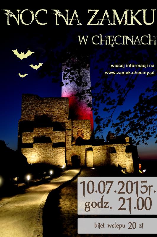 Plakat promujący Noc na Zamku