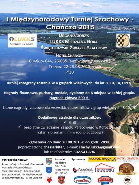 Międzynarodowy Turniej Szachowy – Chańcza 2015