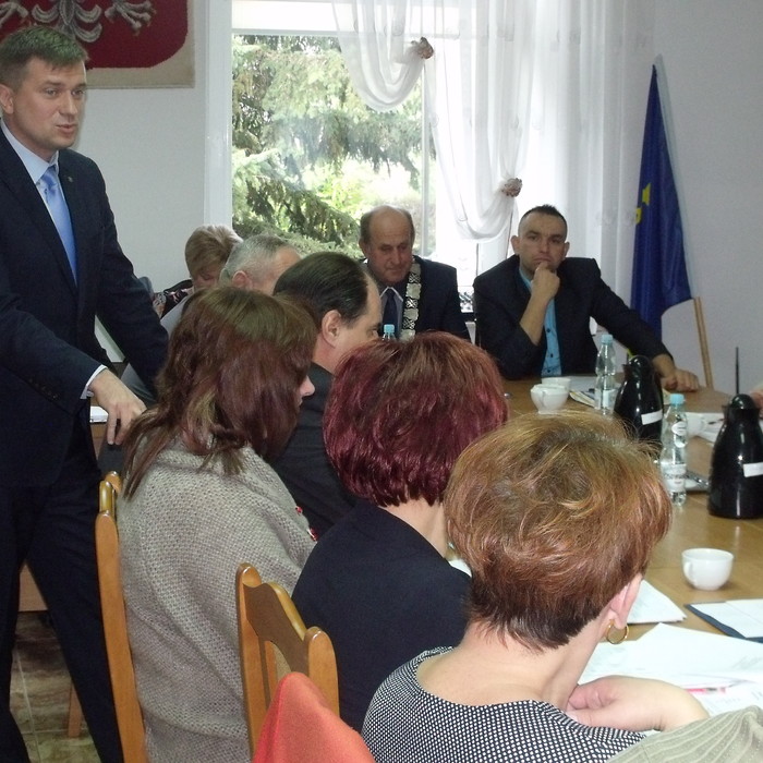 Kazimierz Kotowski i Arkadiusz Bąk w Wojciechowicach