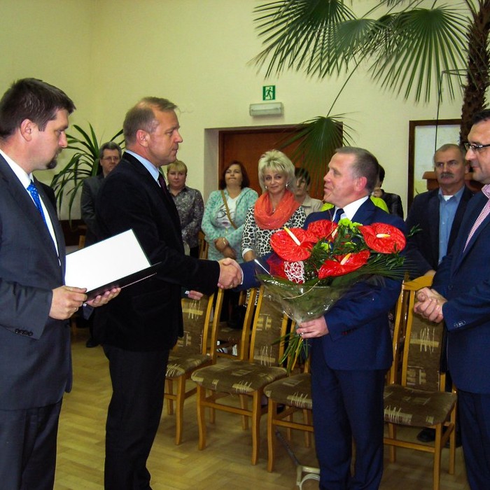 Gratulacje dla dyrektora DPS w Łagiewnikach
