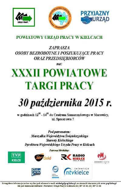XXXII Powiatowe Targi Pracy w Morawicy